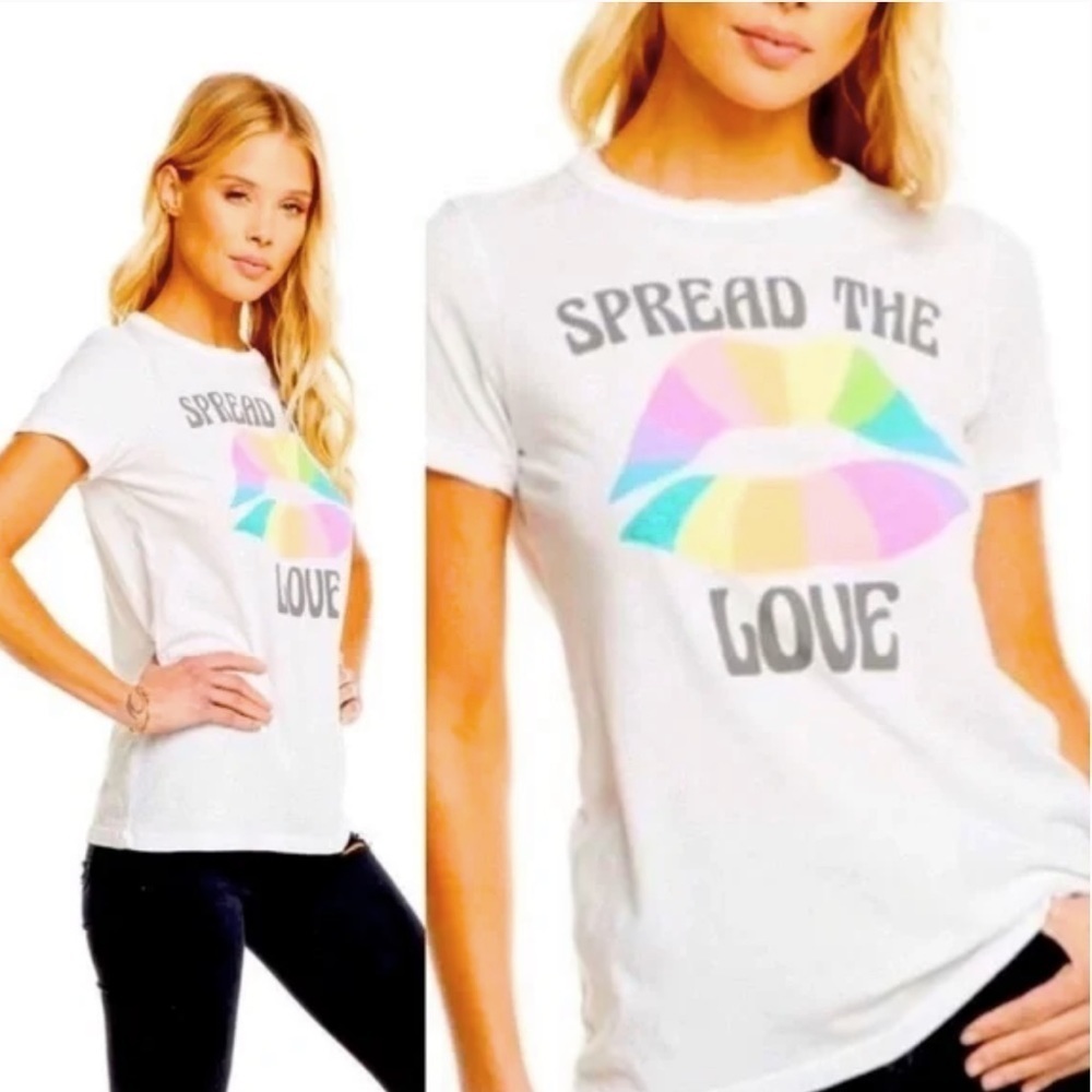 CHASER Spread the love graphic T-shirt